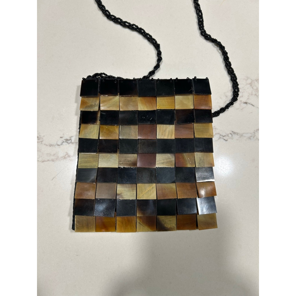 NEW Mini Crossbody Purse Lined Tortoise Handbag 6.5x5”